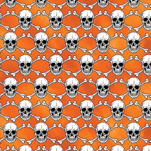 Glowing Skulls Orange