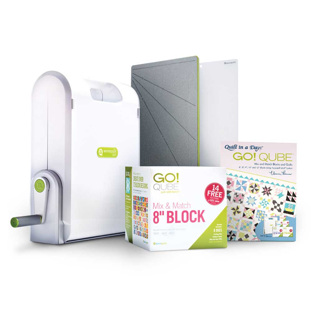 Ready. Set. GO! Ultimate Fabric Cutting System-8" GO! Cube