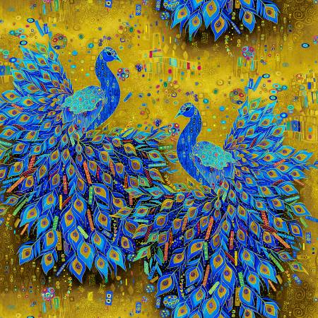 Gold Royal Peacocks w/Metallic