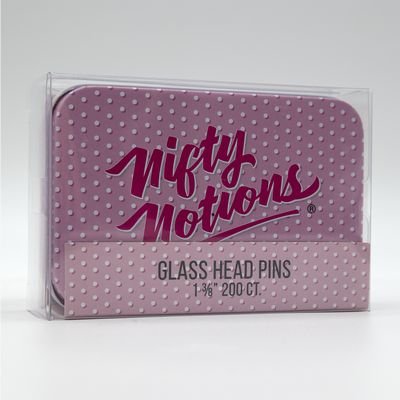 NN Glass Head Pins 200pc