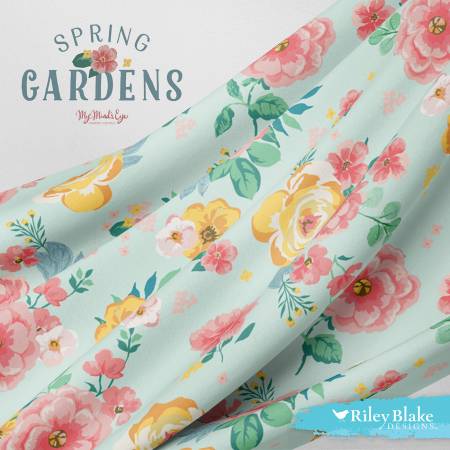 Spring Gardens 2-1/2in Strips, 40pcs/bundle