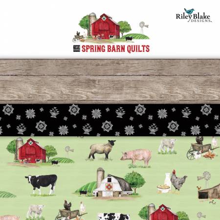 Spring Barn Quilts 2-1/2in Strips, 40pcs/bundle