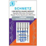Schmetz Chrome Microtex 80/12 Carded 5 Pack