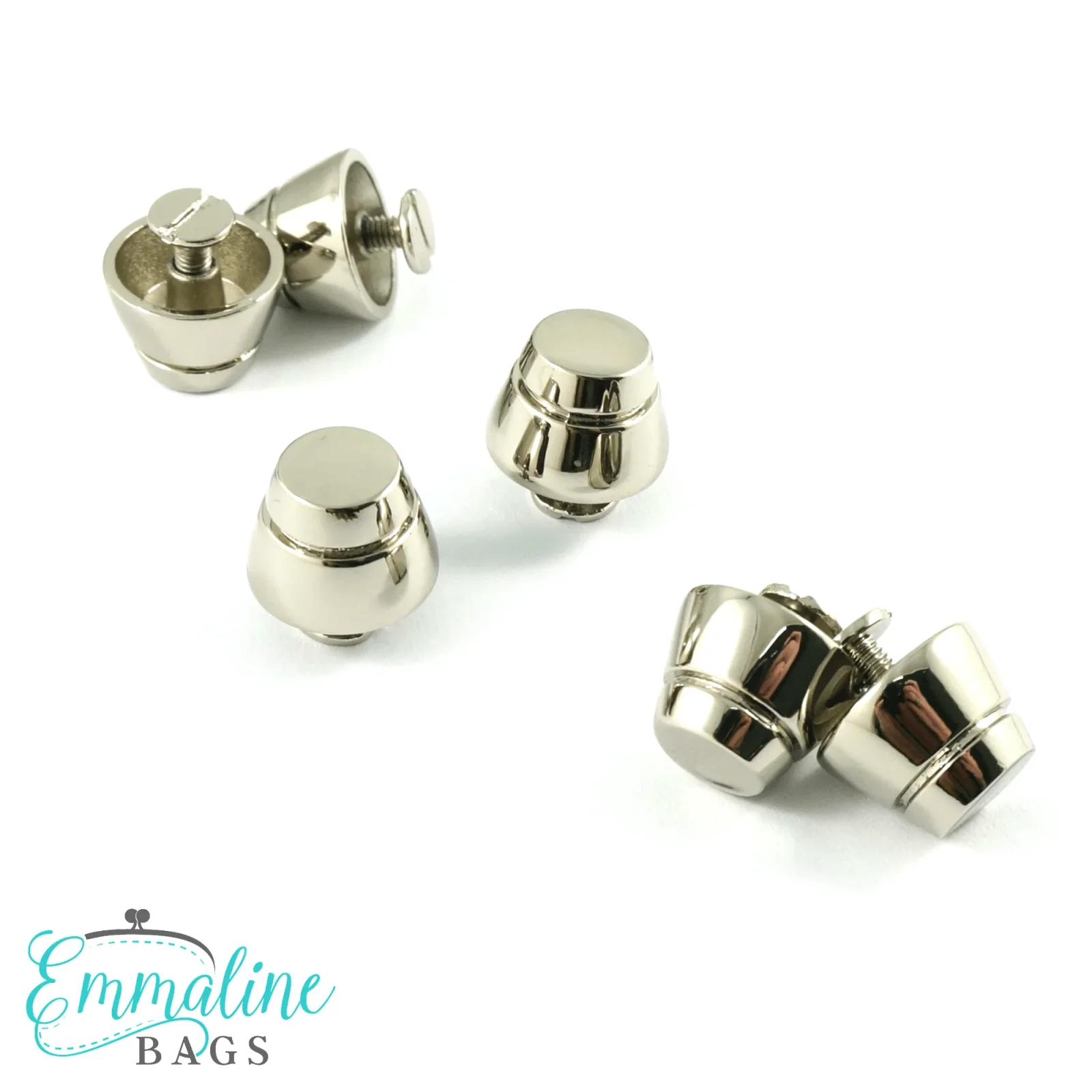 Premium Purse Feet: Size (6 pack) Nickel